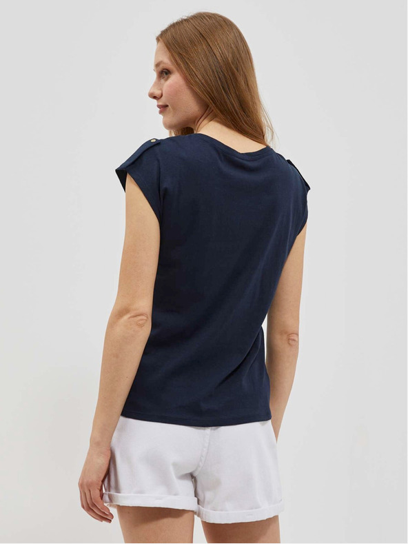 Moodo Tmavomodrá košeľa Moodo