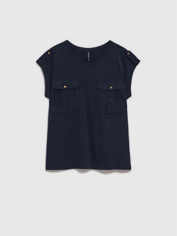 Moodo Tmavomodrá košeľa Moodo