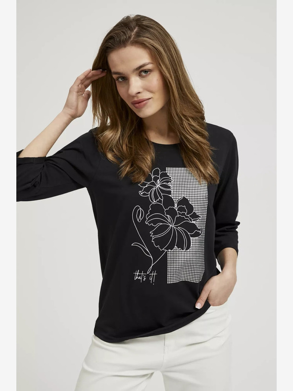 Moodo Moodo Dámske tričko s dlhým rukávom