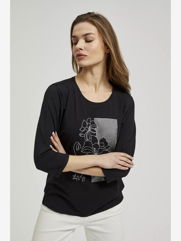 Moodo Moodo Dámske tričko s dlhým rukávom