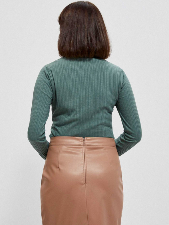 Moodo Zelená dámska chino košeľa Moodo