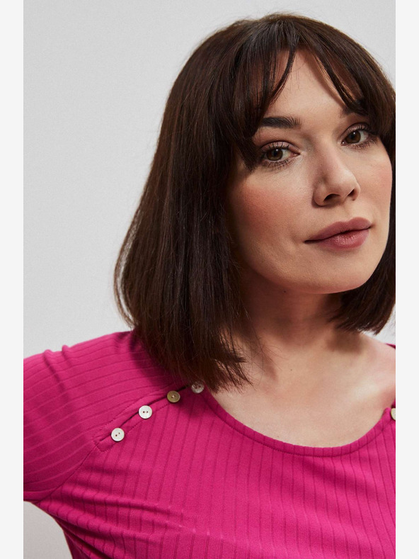 Moodo Ružové dámske tričko Moodo