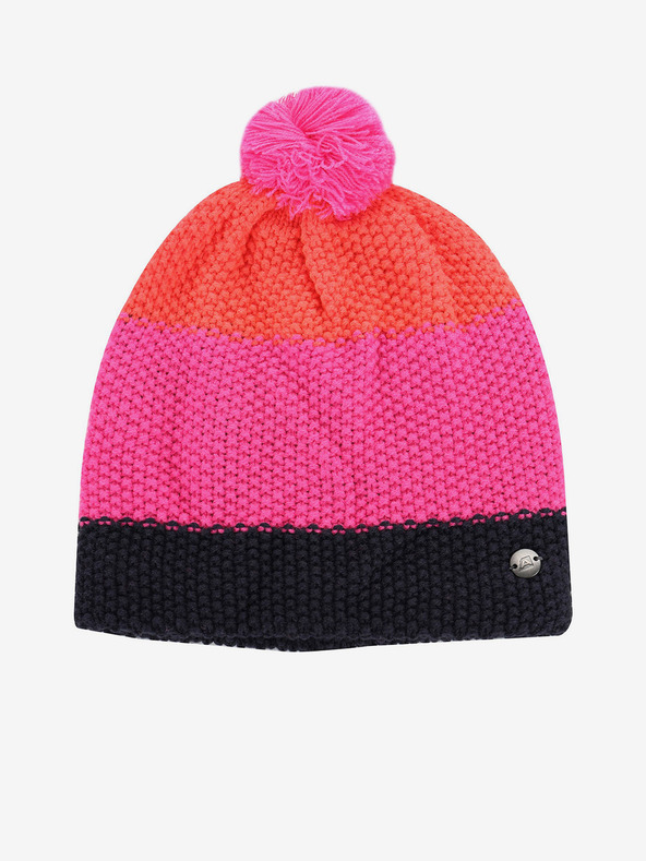 ALPINE PRO Tmavoružová dámska čiapka ALPINE PRO Delore