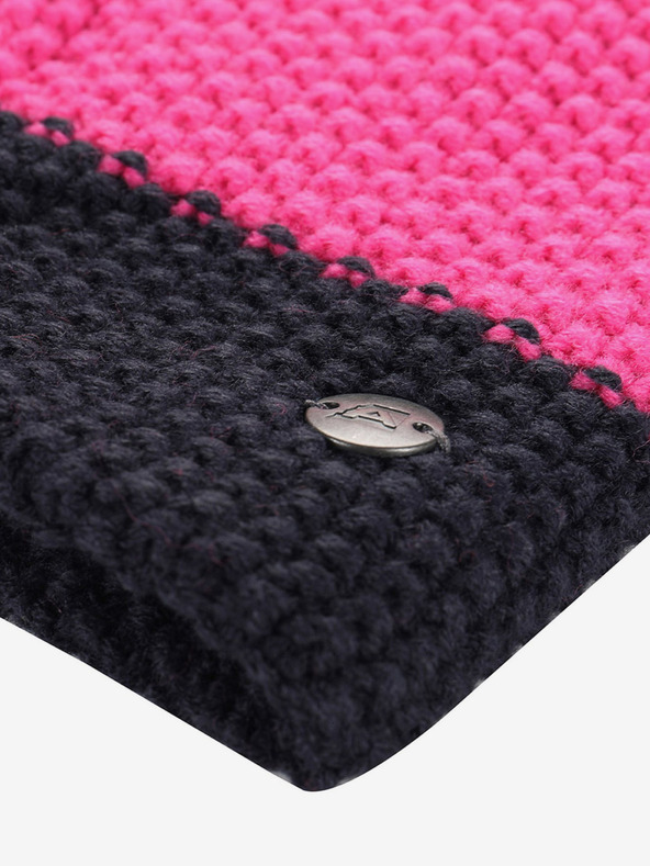 ALPINE PRO Tmavoružová dámska čiapka ALPINE PRO Delore