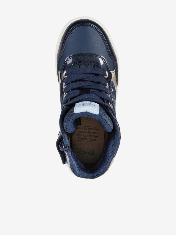 Geox Tmavomodré dievčenské tenisky Geox Skylin