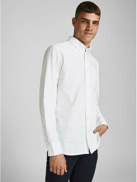 Jack & Jones Biela košeľa Jack & Jones Blubrook
