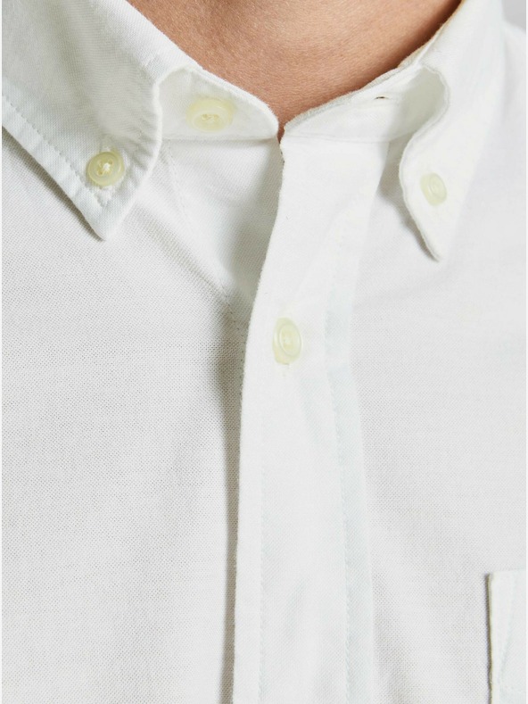 Jack & Jones Biela košeľa Jack & Jones Blubrook