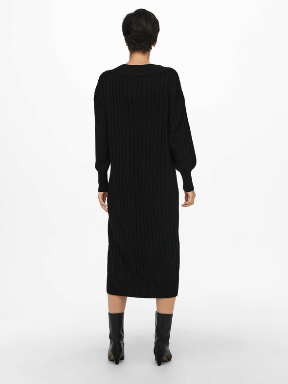 ONLY Čierny sveter midi ONLY New Tessa