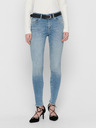 ONLY Svetlomodré skinny fit džínsy ONLY Blush