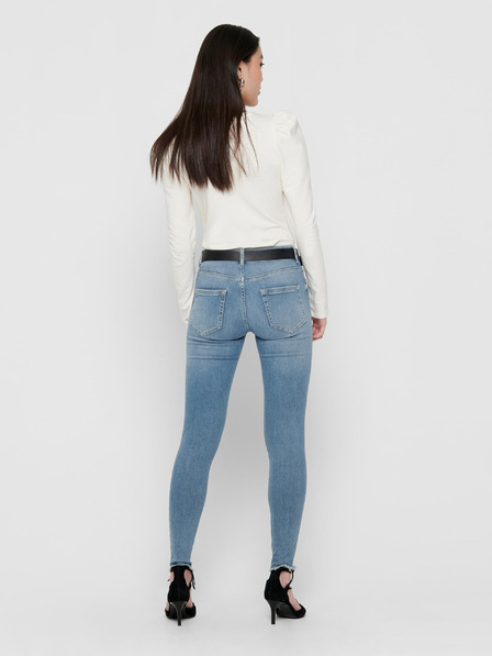 ONLY Svetlomodré skinny fit džínsy ONLY Blush