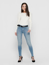 ONLY Svetlomodré skinny fit džínsy ONLY Blush