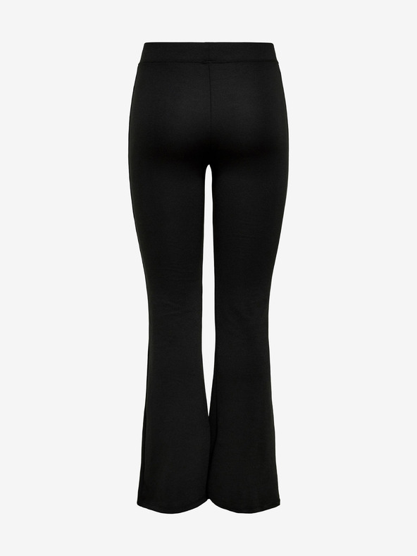 ONLY Čierne dámske nohavice s rozšíreným strihom ONLY Fever