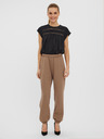 Vero Moda Čierna dámska blúzka VERO MODA Debbie