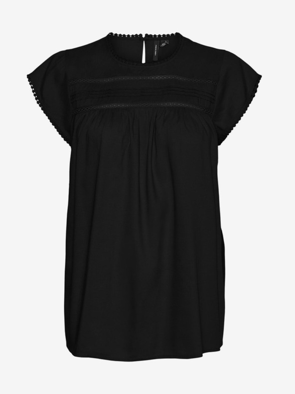 Vero Moda Čierna dámska blúzka VERO MODA Debbie