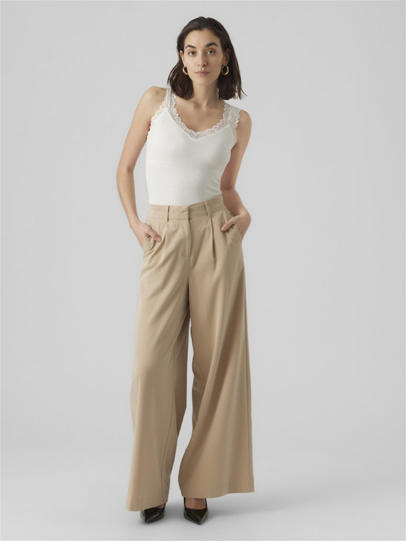 Vero Moda Biele dámske tielko Vero Moda Rosa