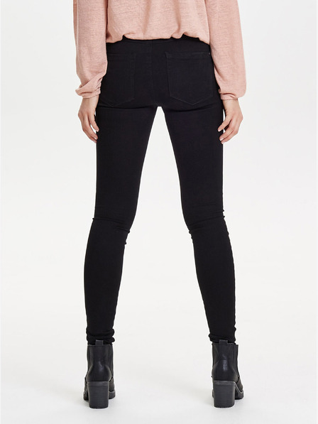 ONLY Čierne dámske džínsy skinny fit ONLY Royal