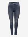 ONLY Tmavomodré dámske skinny džínsy ONLY Mila