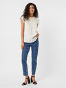 Vero Moda Krémová dámska blúzka VERO MODA Debbie