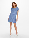 ONLY Modré dámske vzorované šaty ONLY Bera