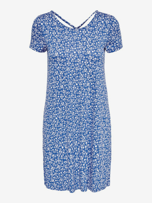 ONLY Modré dámske vzorované šaty ONLY Bera