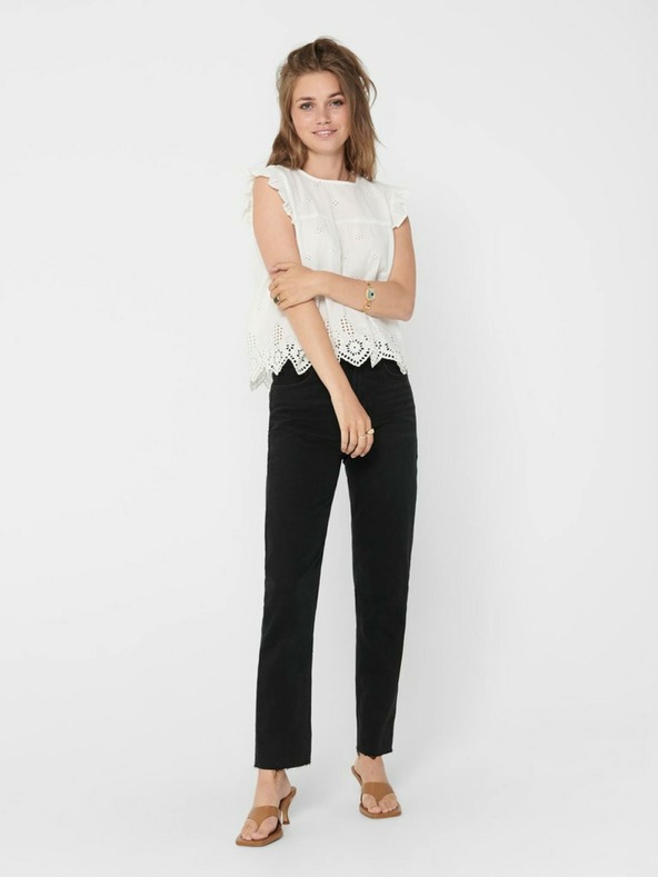 ONLY Biela dámska blúzka ONLY Silla