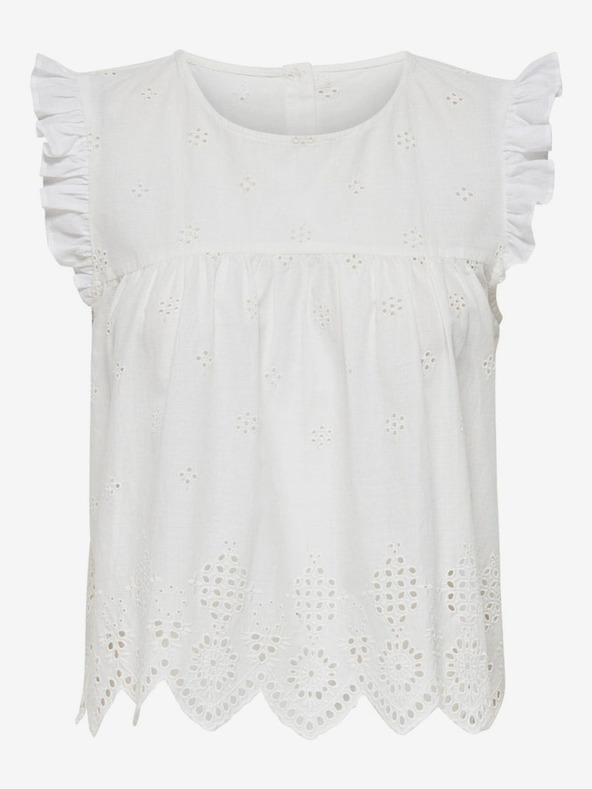 ONLY Biela dámska blúzka ONLY Silla