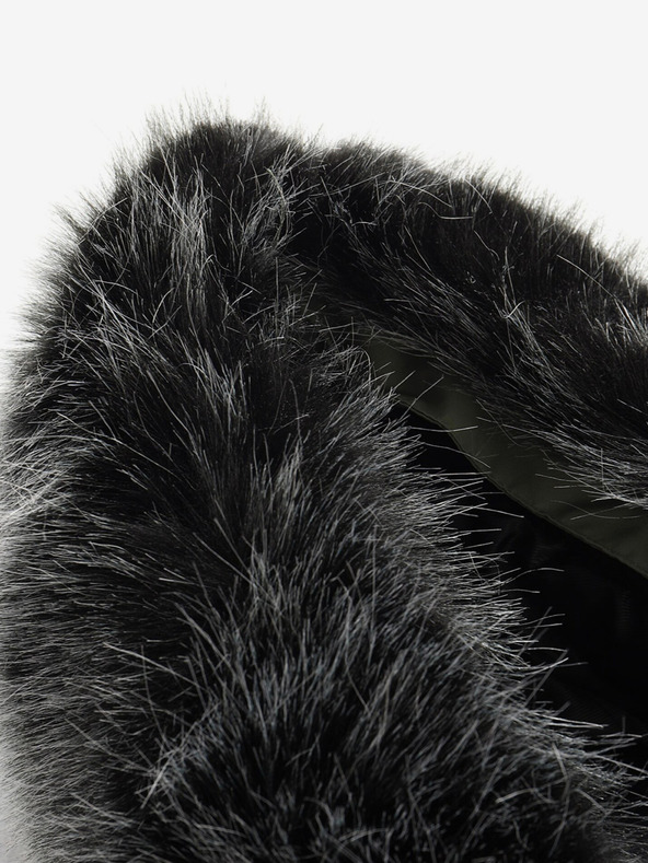 ALPINE PRO Čierno-zelená dámska zimná bunda ALPINE PRO EGYPA