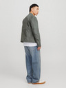 Jack & Jones Šedá pánska semišová bunda Jack & Jones
