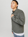 Jack & Jones Šedá pánska semišová bunda Jack & Jones