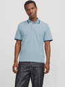 Jack & Jones Svetlomodré pánske polo tričko Jack & Jones