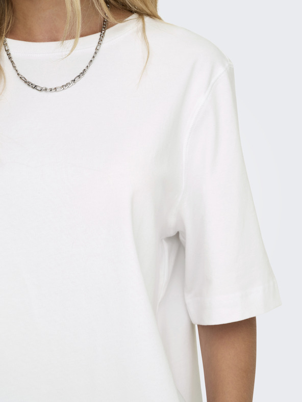 ONLY Biele dámske tričko ONLY Lina