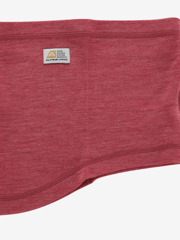 ALPINE PRO Tmavoružová univerzálna šatka z Merino vlny ALPINE PRO KATANE