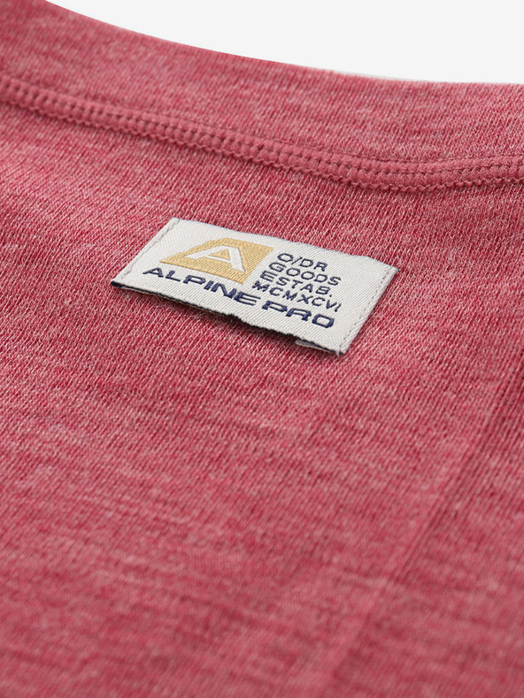 ALPINE PRO Tmavoružová univerzálna šatka z Merino vlny ALPINE PRO KATANE