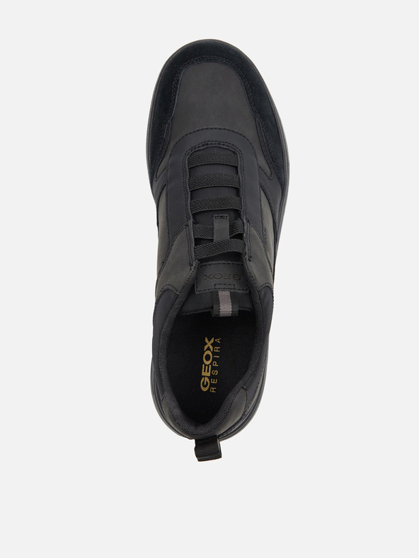 Geox Čierne pánske tenisky Geox Portello