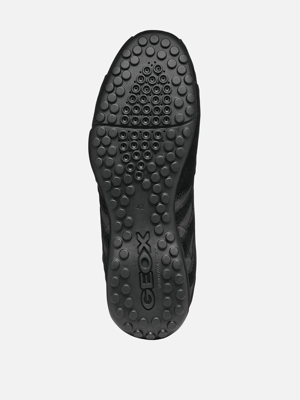 Geox Čierne pánske tenisky Geox Uomo Snake