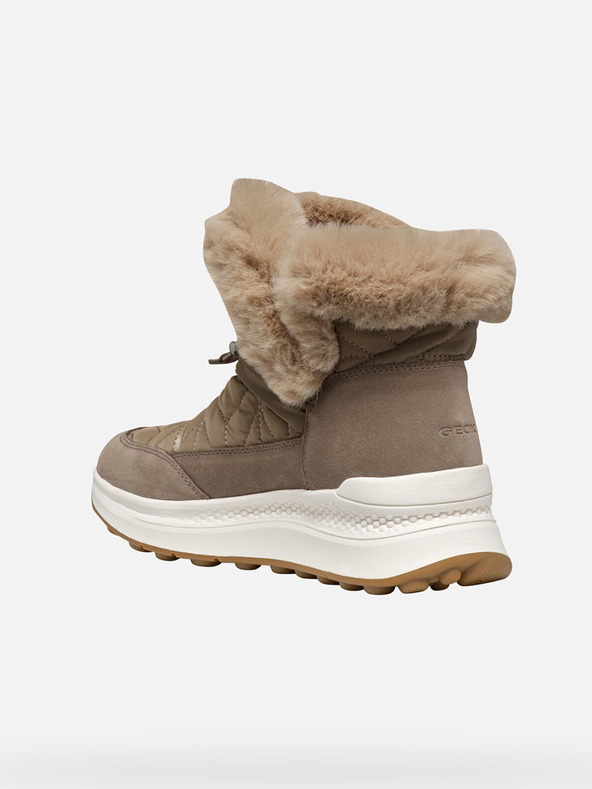 Geox Béžové dámske členkové topánky Geox Spherica Actif X2