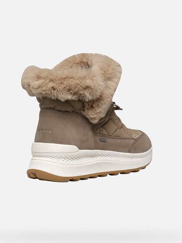 Geox Béžové dámske členkové topánky Geox Spherica Actif X2