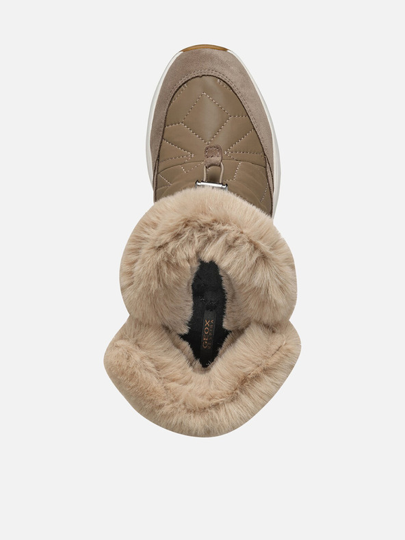 Geox Béžové dámske členkové topánky Geox Spherica Actif X2