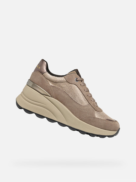 Geox Béžové dámske tenisky Geox Spherica EC13