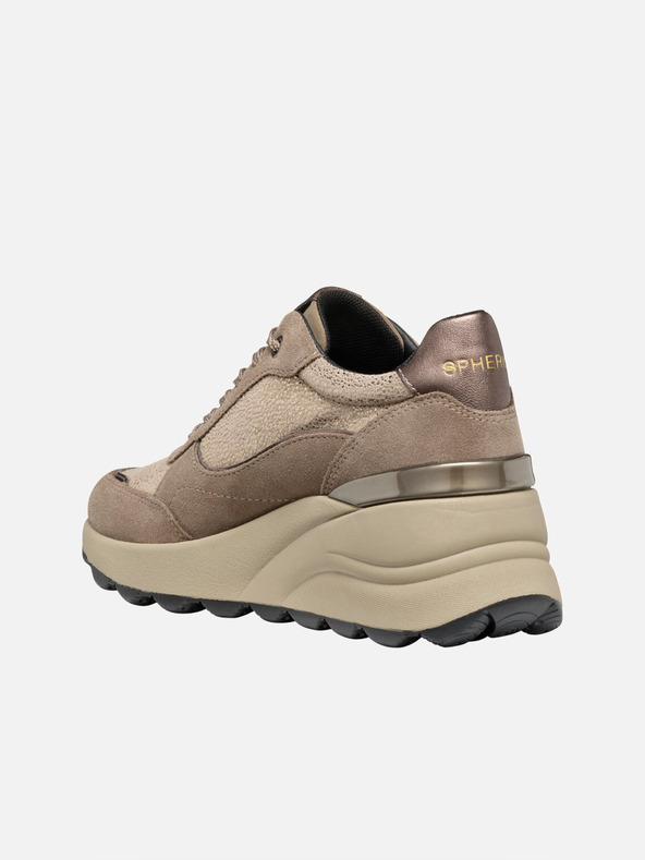 Geox Béžové dámske tenisky Geox Spherica EC13