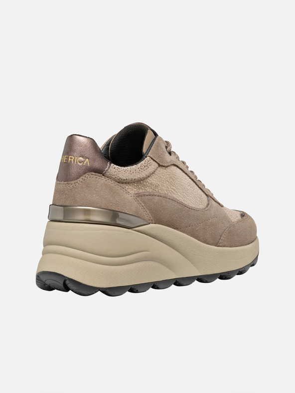 Geox Béžové dámske tenisky Geox Spherica EC13