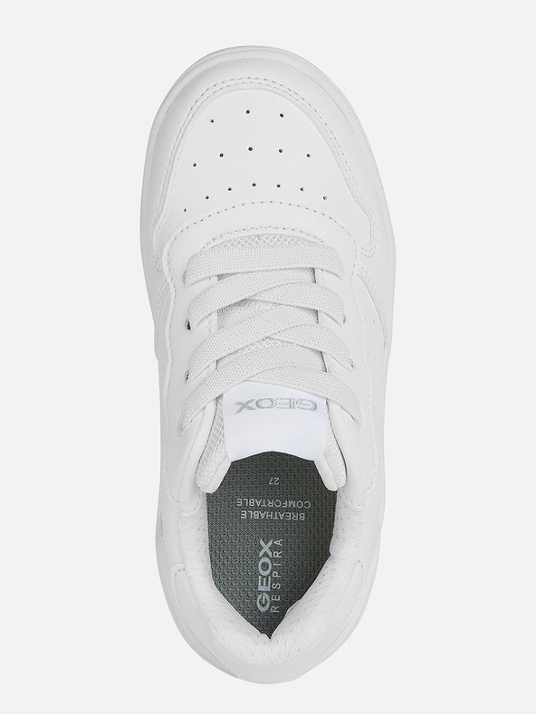 Geox Biele dievčenské tenisky Geox Washiba