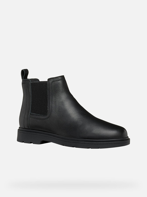 Geox Čierne pánske členkové topánky Geox Spherica EC1