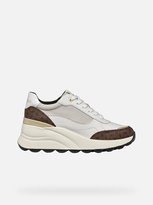 Geox Biele dámske tenisky Geox Spherica Ec13