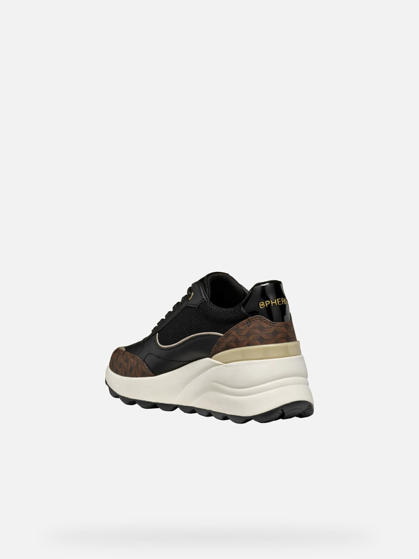 Geox Čierne dámske tenisky Geox Spherica Ec14