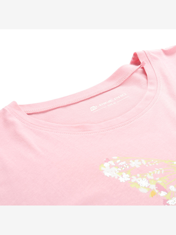 ALPINE PRO Dámske tričko ALPINE PRO OMBA 2 romance rose pb