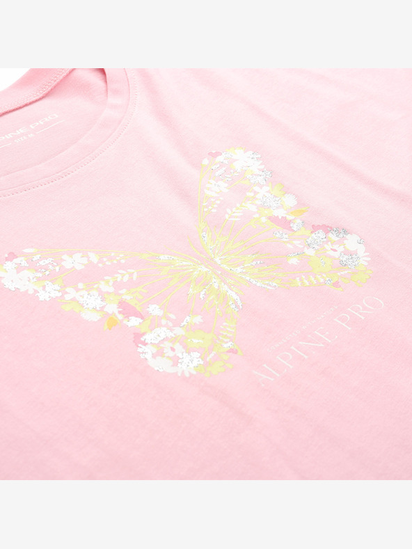 ALPINE PRO Dámske tričko ALPINE PRO OMBA 2 romance rose pb