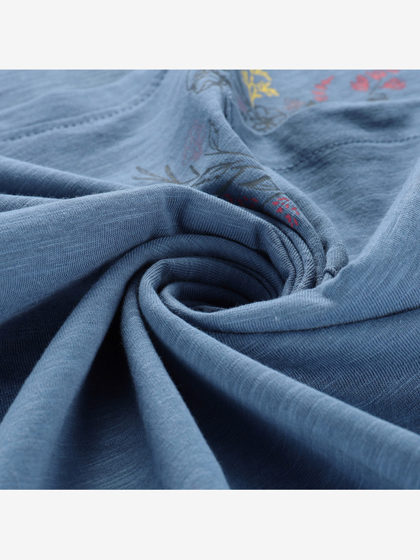 ALPINE PRO Dámske bavlnené tričko ALPINE PRO BOLENA 2 indigovo modrý variant pa