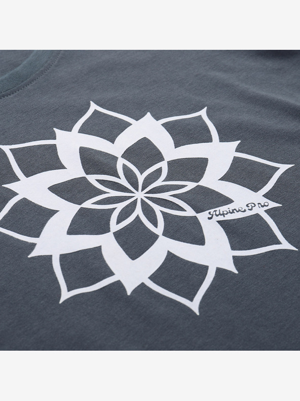 ALPINE PRO Dámske tričko z organickej bavlny ALPINE PRO TERMESA 2 dark slate pa