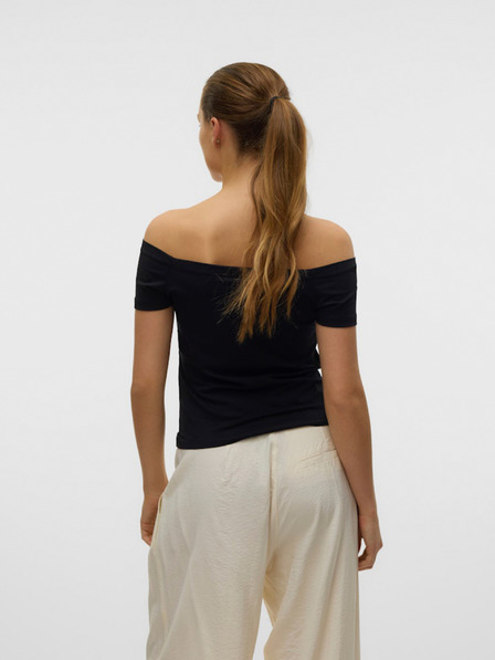 Vero Moda Čierne dámske tričko Vero Moda